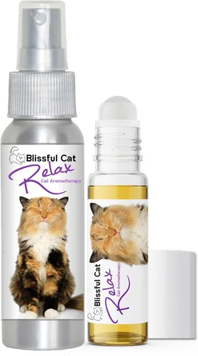Vista 8 de The Blissful Cat Relax - Aromaterapia enrollable para la ansiedad de tu gato, 0.45 onzas