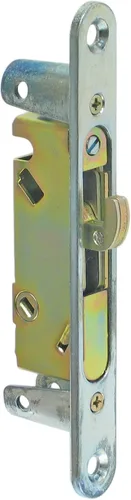Vista 12 de FPL #3-45-S Cerradura de muesca de repuesto para puerta de vidrio deslizante, Dorado