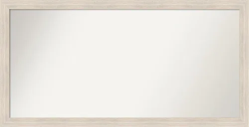 Vista 431 de Amanti Art Espejo personalizado, espejo de baño estrecho Alexandria White Wash, espejo de pared o espejo de tocador de baño sobre el fregadero