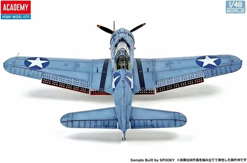 Vista 5 de Academy 12345 1/48 US Navy SBD-3 Dauntless, Operación Midway Modelo de plástico, color moldeado