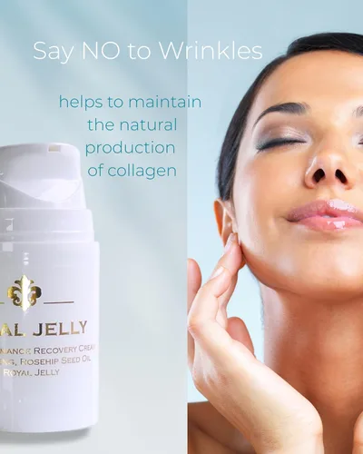 Vista 5 de Fleur De Lis Naturals Crema facial antienvejecimiento Royal Jelly - Ingredientes naturales y orgánicos, hidratante facial para piel seca, crema