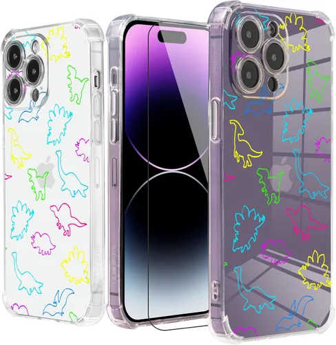Vista 24 de Roemary Funda de jirafa para iPhone 7/8/SE 2020 con diseño floral de jirafa, patrón floral con protector de pantalla