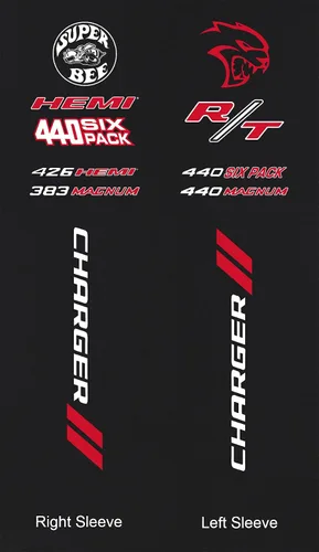 Vista 6 de JH DESIGN GROUP Sudadera con capucha Dodge Charger para hombre 3 estilos