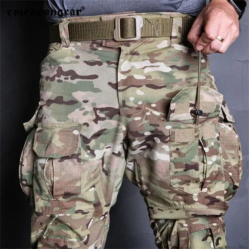 Vista 8 de EMERSONGEAR Pantalones tácticos G3, pantalones cargo Ripstop para hombre, camuflaje militar, entrenamiento, senderismo, caza, camping, pesca