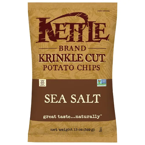 Vista 47 de Kettle Brand Papas Fritas, Backyard Barbeque Kettle Chips, Bolsa de Aperitivos, 1.5 Oz