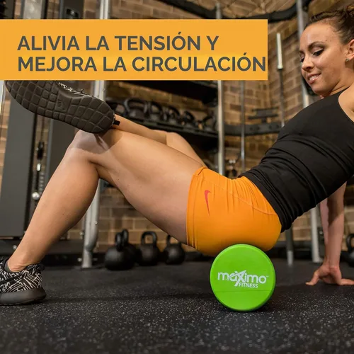 Vista 6 de Maximo Fitness Foam Roller - High Density Exercise Roller for Trigger Point Self Massage, Muscle and Back Roller for Fitness, Physical Therapy, Yoga