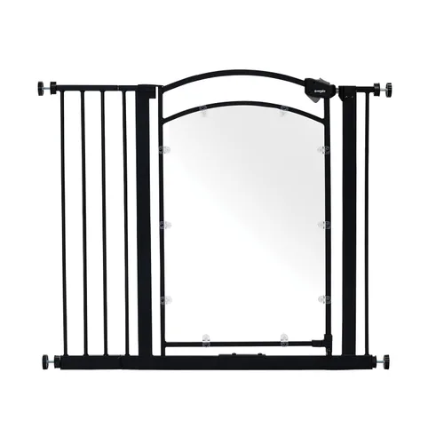 Vista 7 de Regalo Puerta de seguridad de 29.5 a 37 pulgadas, panel transparente para Negro / transparente
