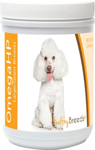 Vista 106 de Healthy Breeds Affenpinscher Omega HP - Masticables suaves para piel y pelaje, 60