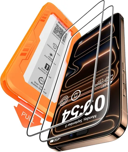Vista 17 de BossKiss Protector de pantalla para iPhone 13 Pro Max/iPhone 14 Plus de 6.7 pulgadas, [dureza superior 9H+]