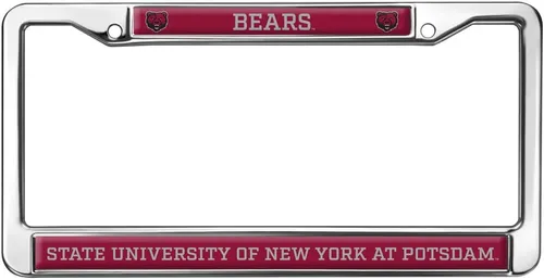 Vista 51 de Texas A&M University - Texarkana Mascot - Marco de metal estándar para placa de matrícula de tamaño completo