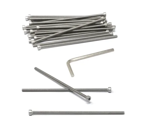 Vista 30 de iexcell Kit de tornillos de cabeza hexagonal de acero inoxidable 304, 100 unidades M2 x 0.157 in, paso de rosca de 0.016 in