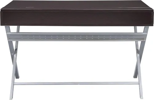 Vista 8 de Coaster Furniture Connect-It 800117 - Escritorio con tomacorriente/compartimento de almacenamiento integrado, capuchino