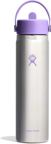 Vista 18 de Hydro Flask de boca ancha con tapa Flex de pajita de 24 onzas Agave