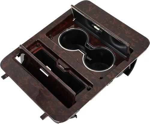 Vista 4 de Soporte para tazas compatible con Chevy Silverado/GMC Sierra 2009-2014 Reemplazo para consola central de grano de madera 23164631 compatible