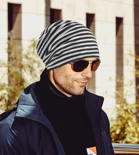 Vista 2 de Paquete de 2 gorros holgados de algodón, gorro de quimioterapia para mujeres y hombres