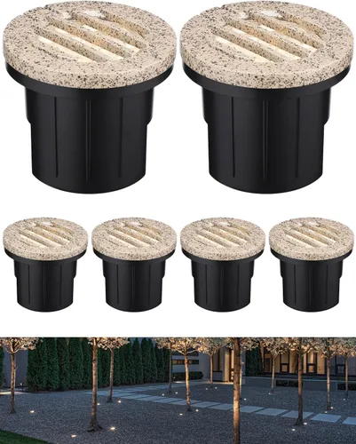 Vista 13 de LEONLITE Dia. 4 Pulgadas Luces de Pozo LED Empotradas en Suelo 5CCT para Paisajismo, 5 Temperaturas de Color Seleccionables, 12-24V AC/DC CRI90 Bajo