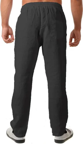 Vista 4 de Pantalones Cargo para Hombres,Men's Cargo Pants Long Pants Classic Basic Fit Pants,Cargo Pants for Men Work