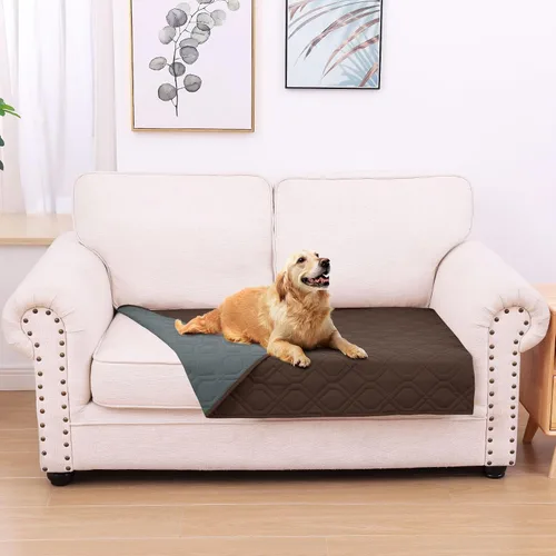 Vista 65 de hyha - Manta impermeable para cama de perro, mantas suaves para mascotas, funda impermeable para sofá para perros, fundas reversibles lavables