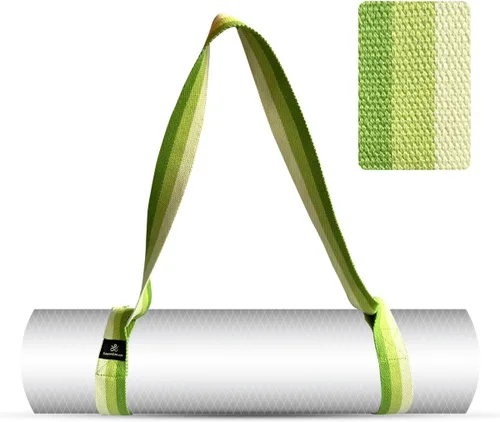 Vista 8 de Yoga Mat Carrier Strap Adjustable Mat Holder Sling for Carrying Mats Thick & Comfy Texture Yoga Mat Strap