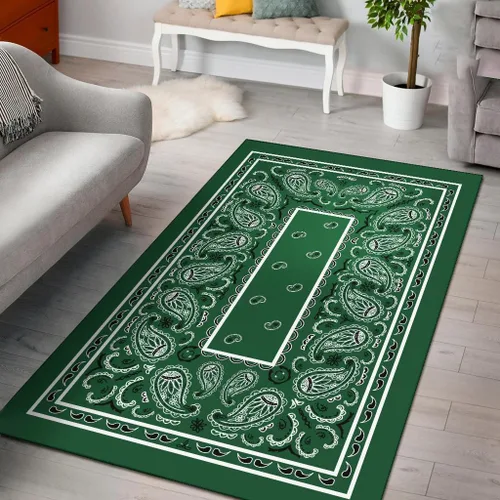 Vista 14 de Alfombra bandana personalizada, alfombra de área para decoración del hogar, alfombras para sala de estar, dormitorio, comedor (alfombra bandana 06)