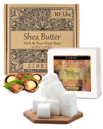 Vista 9 de Base de jabón de leche de cabra de 10 LBS Kit de suministros para derretir y verter para hacer jabón - Sin SLS/SLES y PEG Ingredientes orgánicos