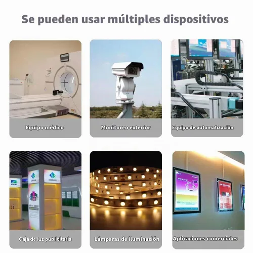 Vista 6 de Fuente de alimentación conmutada de 24V 10A, regulador de voltaje AC/DC, CA 110V/220V a DC 24V 10A 240W convertidor de adaptador de corriente