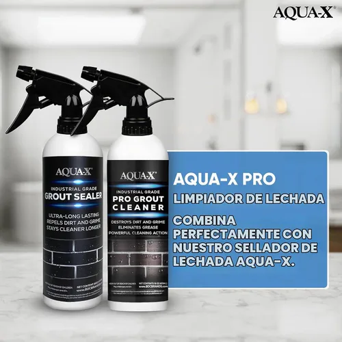 Vista 8 de AQUA-X Limpiador de lechada de 16 onzas – Removedor de manchas de azulejos y lechada resistente para pisos, duchas y baños – Fórmula de limpieza