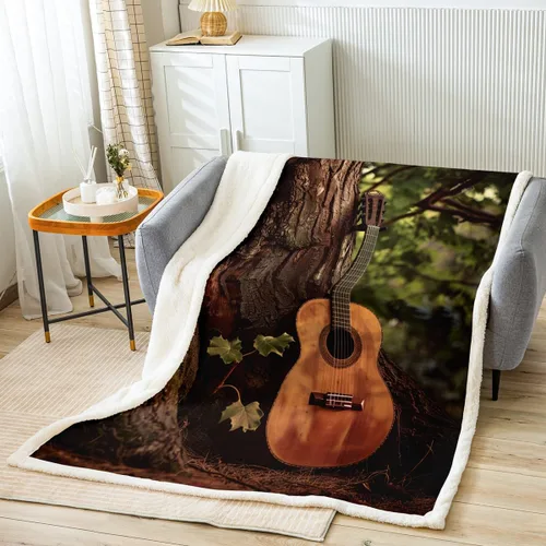 Vista 18 de Feelyou - Manta de forro polar con estampado de melocotones, diseño tropical de frutas, suave y linda, para cama, sofá, sillón, decoración de Multi
