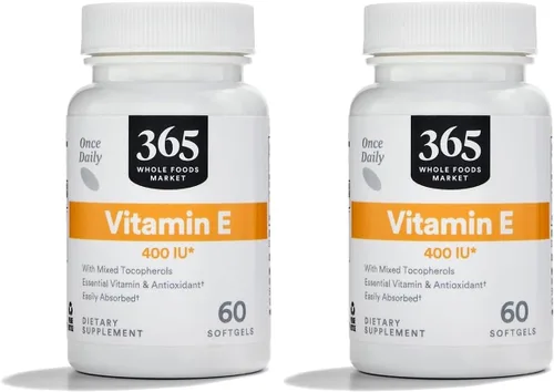 Vista 5 de 365 by Whole Foods Market, Vitamina E 400 UI con tocoferoles mixtos, 60