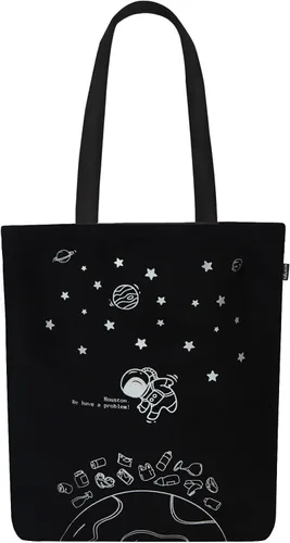 Vista 41 de Ecoright - Bolsa de mano para mujer con cremallera, bolsa de mano pequeña, bolsa de lona, bolsa de algodón reutilizable para playa, comestibles
