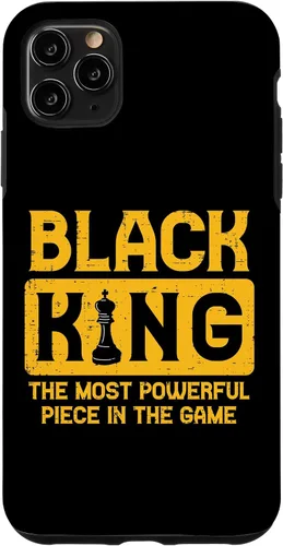 Vista 13 de Black King Chess Black Pride History BHM African Men Gift Case for iPhone 17