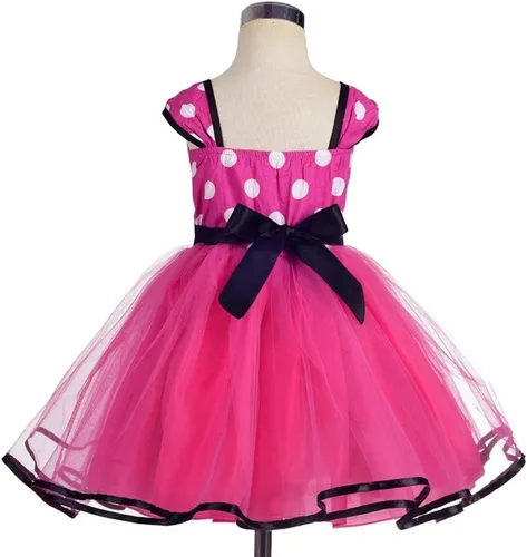 Vista 2 de Dressy Daisy - Vestido elegante de tul para bebé o niña con diseño de lunares, para fiesta de cumpleaños o de disfraces, talla 12 meses a 5 años