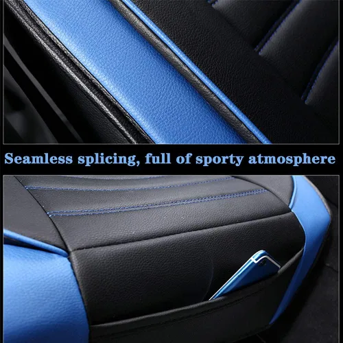 Vista 5 de Funda de asiento de automóvil para BMW X1 X2 X3 X4 X5 X5M X6 2009-2024, cobertura completa, cojín transpirable e impermeable para asiento