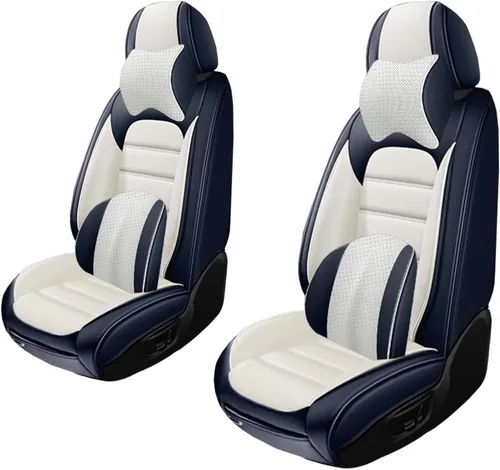 Vista 18 de 5 fundas de asiento para Mazda2 2011-2023, fundas de asiento de automóvil de cuero, impermeables, suaves, cómodas fundas de asiento de automóvil