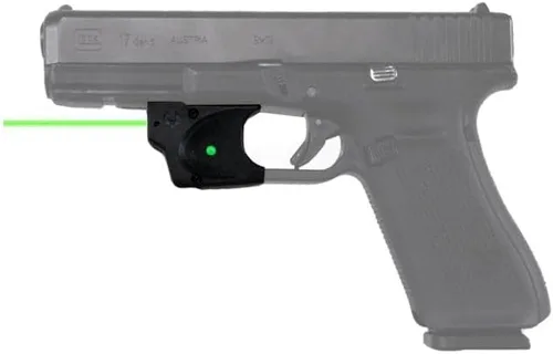 Vista 6 de Mira láser verde serie E de Viridian Weapon Technologies, ajuste personalizado para armas, para pistolas con o sin riel, láser verde clase 3R