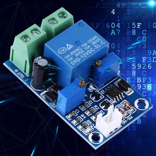 Vista 8 de Interruptor automático de corte de bajo voltaje de batería de 12V, indicador LED, potenciómetro ajustable, duración de la batería