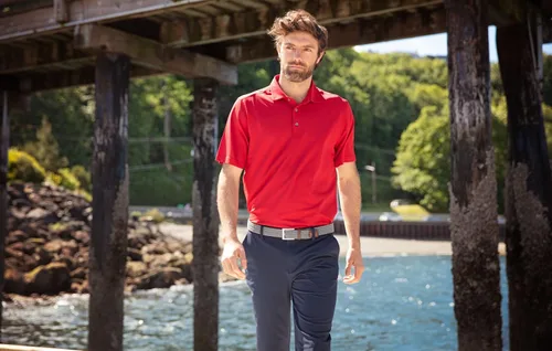 Vista 5 de Cutter & Buck Polo reciclado Virtue Eco Piqué de manga corta para hombre