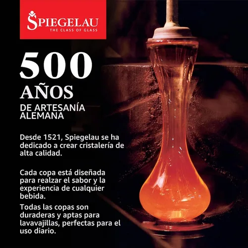 Vista 5 de Spiegelau Definition Copas de Vino Bordeaux, Copas de Cristal Transparente para Vino Tinto, Cristalería Elegante con Tallo, Bar en Casa, Fiesta