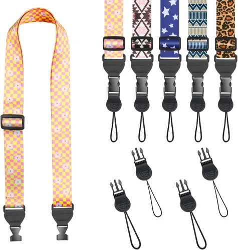 Vista 33 de FIEIL Correa de hombro ajustable, correa de nailon para cámara, cómoda correa para el cuello para iPad, tableta de teléfono celular, cámara, laptop