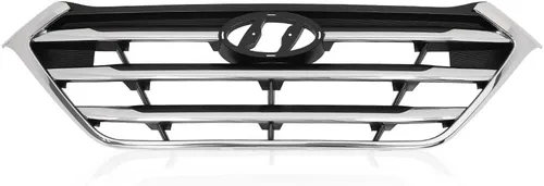 Vista 14 de CNNELL Parrilla delantera montaje cromo ABS plástico compatible con Hyundai Sonata 2011 2012 2013 HY1200154 863503S100