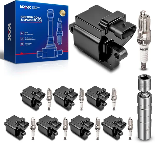 Vista 143 de Bobina de encendido KAX UF434 1 paquete Compatible con Impala, Equinox, G6, Malibu, Silverado 1500, Uplander, Torrent, Lucerne, Express 1500, Sierra