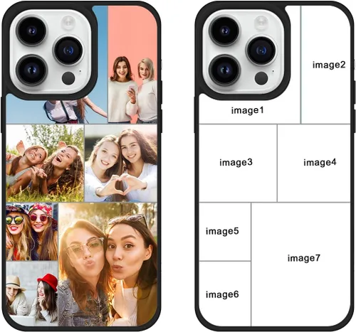 Vista 6 de Funda de teléfono personalizada para iPhone 14 13 Pro Max Plus, fundas de fotos personalizadas para diseñar tu propia imagen personalizada, cubierta