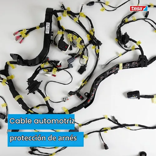 Vista 4 de Cinta para arnés de cableado Tesa utilizada por Mercedes BMW VW Audi de Tesa