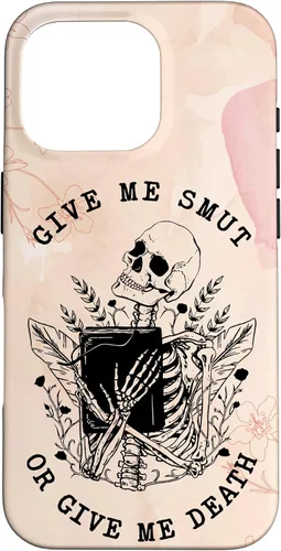 Vista 20 de iPhone 16 Romance Book Lover Smut Reader Give Me Smut Or Give Me Death Case