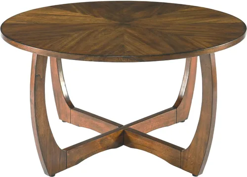 Vista 4 de Mesa auxiliar redonda para sala de estar, mesas de cóctel de madera maciza con parte superior empalmada, mesa central tradicional de madera