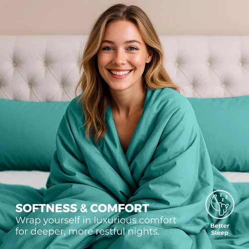 Vista 7 de Pure Bedding Juego de Sábanas Twin - Sábanas de Cama de Microfibra Ultra-Suave 1800 - Doble Cepillado - Bolsillos Profundos - Ajuste Fácil - Extra