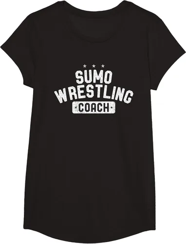Vista 5 de Camiseta vintage de lucha libre Sumo Entrenador de lucha libre, Negro, S