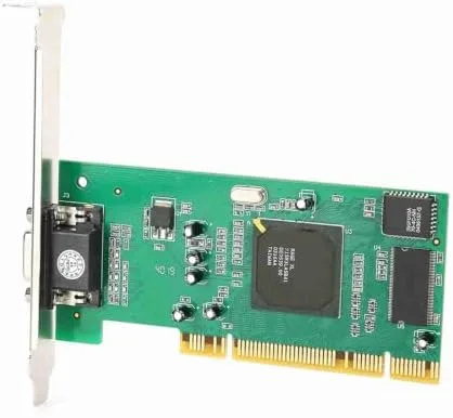 Vista 2 de Tbest Tarjeta gráfica de 8 MB, tarjeta gráfica VGA PCI 8 MB 32 bits computadora de escritorio accesorios multi pantalla para Rage XL