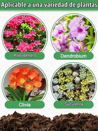 Vista 7 de Corteza de orquídea de pino de Nueva Zelanda de 8 cuartos – 1/2-3/4 pulgadas de mantillo orgánico secado al sol, medio transpirable para plantas