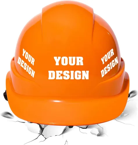 Vista 14 de Casco de seguridad con logotipo personalizable, protector para la cabeza, para trabajo al aire libre (naranja (nuevo estándar))